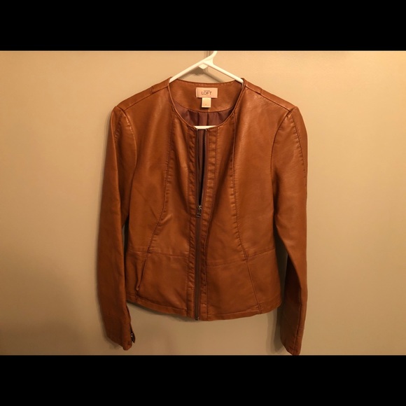 FAUX leather jacket from the Loft - Picture 1 of 4